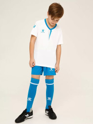 Детская футбольная форма KELME Short Sleeve Football Set (Kids) (White/Light Blue)