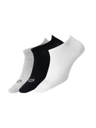 Носки KELME Men's Boat Socks (Three Pairs) (Grey/Black)