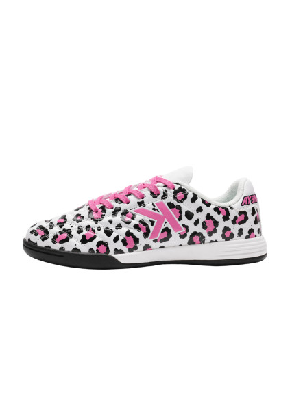 Футзалки KELME Men's Football Shoes (IN) (White/Pink)
