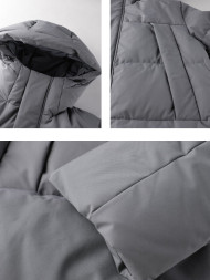 Пуховик KELME Long Down Jacket Grey