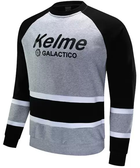 Свитшот KELME Men's Round Neck Sweater (Black/Grey)