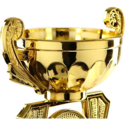 Кубок 182A, зол., подставка пластик, 29 × 12.5 × 9.5 см