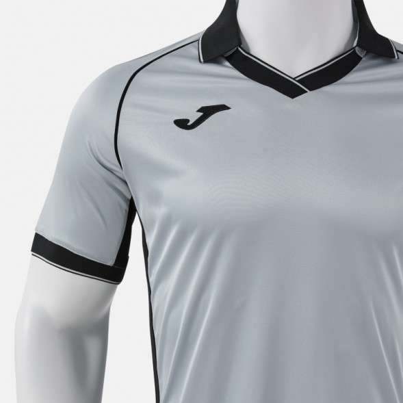 ФУТБОЛКА С КОРОТКИМ РУКАВОМ VINTAGE ECO RETRO СЕРЫЙ ЧЕРНЫЙ