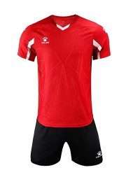 Футбольная форма KELME Short-Sleeved Football Suit (Red/Black)