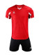 Футбольная форма KELME Short-Sleeved Football Suit (Red/Black)