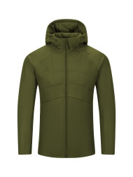 Толстовка KELME Quilted Knitted Patchwork Coat Khaki