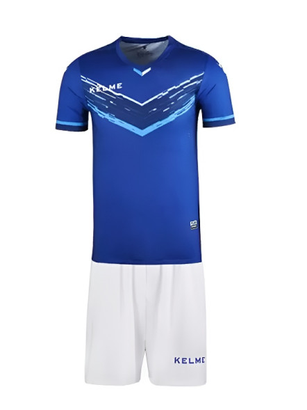 Футбольная форма KELME Short Sleeve Football Suit (Blue/White)