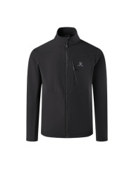 Демисезонная куртка KELME Stand-up Collar Fleece-lined Woven Coat Black