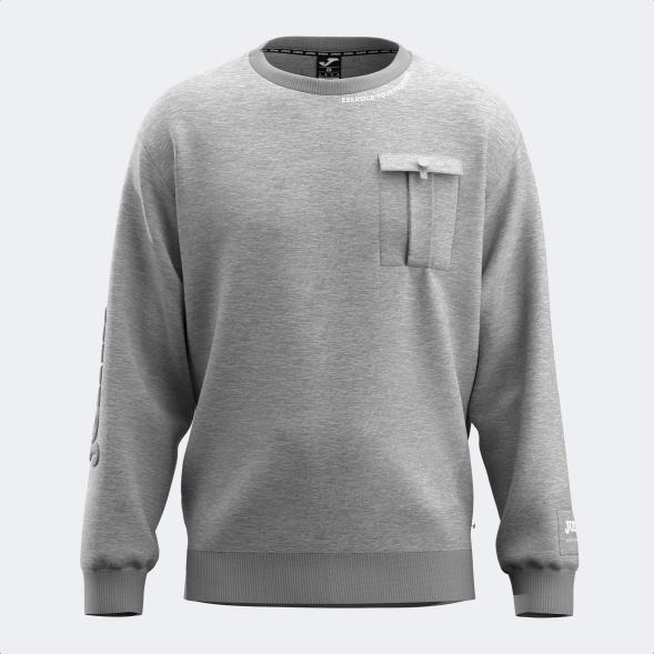 SUDADERA URBAN STREET GRIS MELANGE