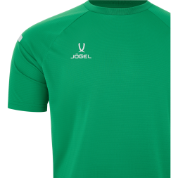 Футболка тренировочная JÖGEL CAMP 2 Training Poly Tee, зеленый/белый