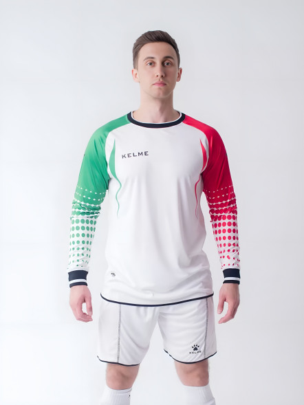 Вратарская форма KELME Goalkeeper Long Sleeve Suit (White/Red)