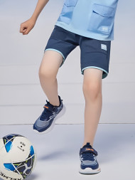 Детские шорты KELME Knitted Cropped Pants Dark Blue