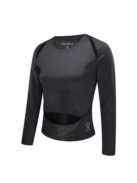 Лонглсив KELME Women's Long Sleeve T-Shirt Dark Grey