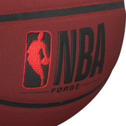 Мяч баск. WILSON NBA Forge Crimson BSKT, WTB8201XB06, р.6, PU, бутиловая камера, бордово-черный