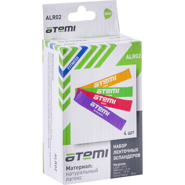 Набор ленточных эспандеров Atemi, ALR02, 4шт