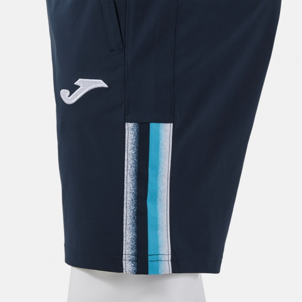 БЕРМУДЫ TOLEDO II ТЕМНО-СИНИЙ БИРЮЗОВЫЙ ФЛУОРЕСЦЕНТНЫЙ