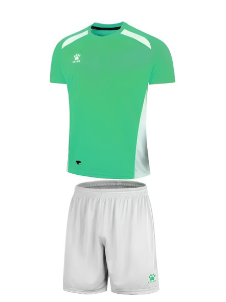 Футбольная форма KELME Short Sleeve Football Set (Light Green/White)