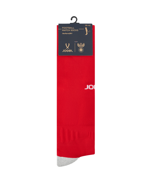 Гетры футбольные JOGEL MATCH 2 PerFormDRY National 26 Home Socks, бело-красный