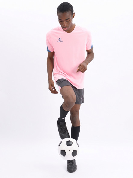 Футбольная форма KELME Short-Sleeved Football Suit (Pink/Black)