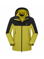Демисезонная куртка KELME Three-in-one Woven Jacket Yellow