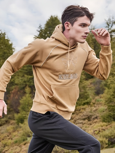 Худи KELME Fleece Hooded Sweatshirt Brown