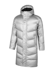 Пуховик KELME Hooded Long Jacket Silver