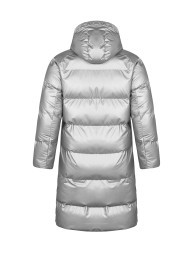 Пуховик KELME Hooded Long Jacket Silver