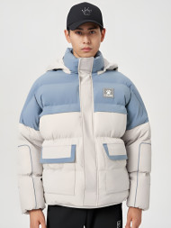 Пуховик KELME Cotton Сlothes (White/Light Blue)