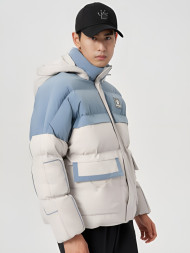 Пуховик KELME Cotton Сlothes (White/Light Blue)