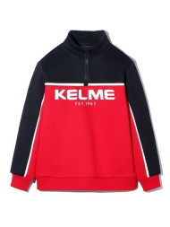 Детская олимпийка KELME Boy's Hooded Sweatshirt (Red/Black)