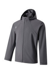 Демисезонная куртка KELME Plush Knitted Jacket (hooded) Grey