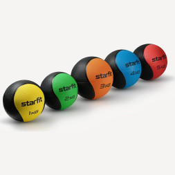 Медбол высокой плотности STARFIT GB-702, 2 кг, зеленый