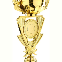 Кубок 182C, зол., подставка пластик, 21 × 10.5 × 7.5 см