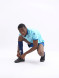 Футбольная форма KELME Short-Sleeved Football Suit (Light Blue/Dark Blue)