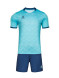 Футбольная форма KELME Short-Sleeved Football Suit (Light Blue/Dark Blue)