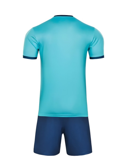 Футбольная форма KELME Short-Sleeved Football Suit (Light Blue/Dark Blue)