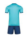 Футбольная форма KELME Short-Sleeved Football Suit (Light Blue/Dark Blue)