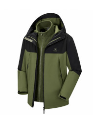 Демисезонная куртка KELME Three-in-one Woven Jacket Green
