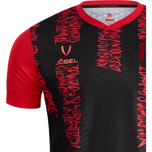 Футболка игровая JOGEL AMKAL PerFormDRY Jersey, черный/красный