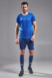Футбольная форма KELME Short-Sleeved Football Suit (Blue/Dark Blue)