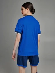 Футбольная форма KELME Short-Sleeved Football Suit (Blue/Dark Blue)