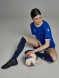 Футбольная форма KELME Short-Sleeved Football Suit (Blue/Dark Blue)
