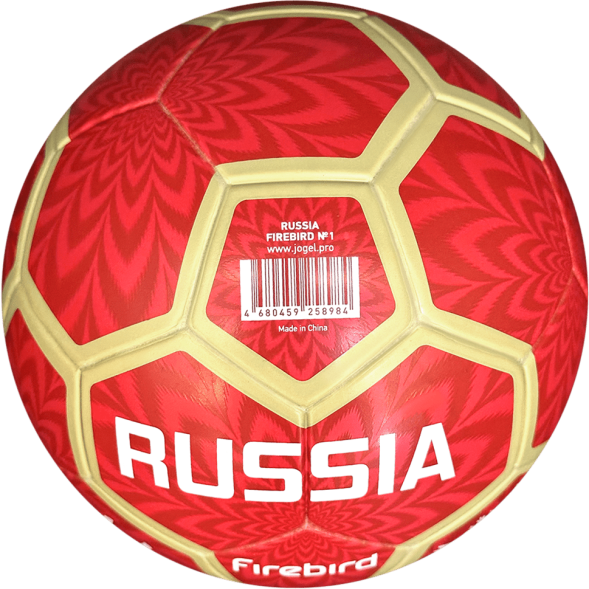 Мяч футбольный JÖGEL Russia Firebird №1