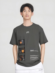 Футболка KELME Round Neck Short Sleeve T-Shirt Black