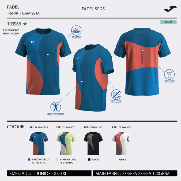 CAMISETA MANGA CORTA TORNEO NEGRO ANTRACITA