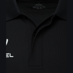Поло JÖGEL CAMP 2 Poly Polo, черный
