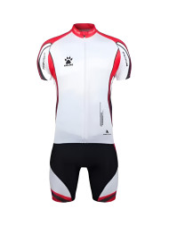 Велосипедный костюм KELME Men's Full Cardigan Suit (White/Black)