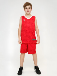 Детская баскетбольная форма KELME Basketball Set Kids Red
