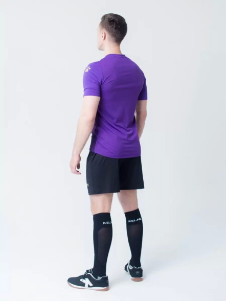 Футбольная форма KELME S/S Football Set (Light Purple/Black)