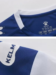 Детская футбольная форма KELME Short Sleeve Football Set Kids Blue